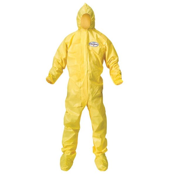 Kleenguard A70 Chemical Spray Protection Coveralls (00687) Suit, Hooded, Bo 687